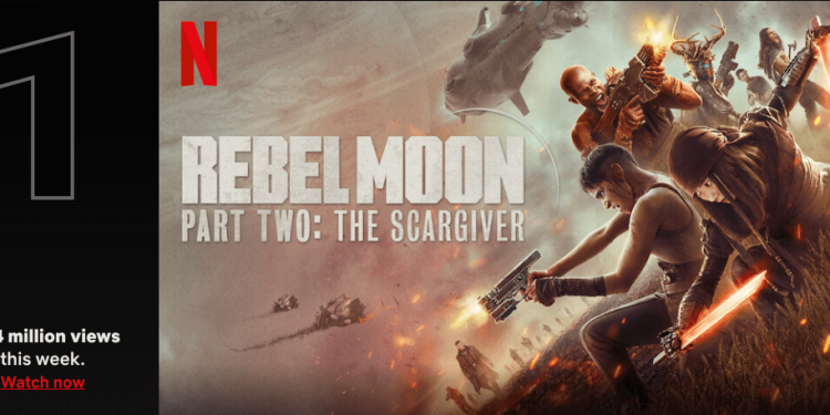 'Rebel Moon Part Two', Bölüm 1'e Göre Daha Zayıf İzlenme Sayısına Sahip Ama Bu Bir Felaket DeğilRebel Moon'un devam filmi için ilk rakamlar geldi! 1 ‘Rebel Moon Part Two’, Bölüm 1’e Göre Daha Zayıf İzlenme Sayısına Sahip Ama Bu Bir Felaket DeğilRebel Moon’un devam filmi için ilk rakamlar geldi!